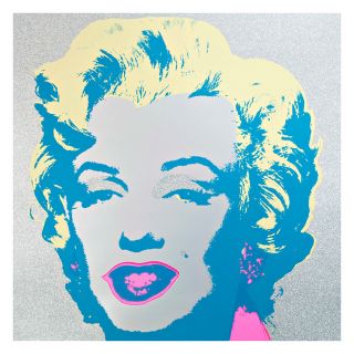 Diamond Dust Marilyn By Andy Warhol 54cm X 54cm Art Print