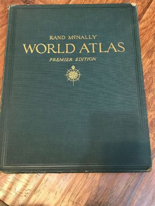 Rand Mcnally World Atlas Premium Edition 1942