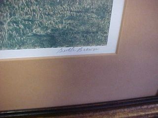 Butler Brown SIGNED AND NUMBERED FRAMED AND MATTED PRINT 444/1000 ESTATE FIND 3