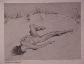 Jon Reich Art Gallery Print Female Nude Ed.  Size 1000 My Favorite Beach Lll.