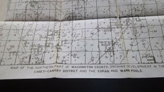 1917 Oil Map Of Washington County Oklahoma Abandoned Wells Oil & Gas