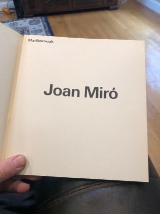 Joan Miro Book Very Rare Only 1 On Ebay Gift Idea