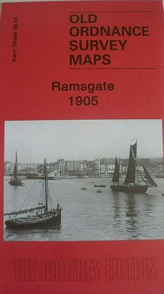 Old Ordnance Survey Detailed Maps Ramsgate Kent 1905 Godfrey Edition