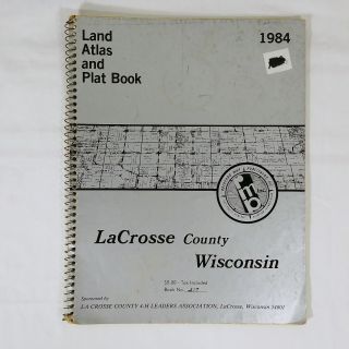 Plat Book La Crosse County Wisconsin 1984 La Crosse Wisconsin Land Atlas