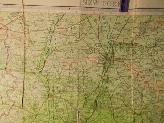 FOREST - ISLE OF WIGHT: BARTHOLOMEW ' S WAR DECADE TOPOGRAPHIC COLOUR MAP 1947 3