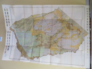 1910 Antique Color Map Madera County California Area Daulton Tharsa 49x33 0456