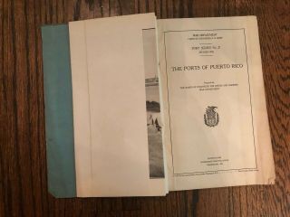 1935 The Ports of Puerto Rico Corps of Engineers US Army Port Series 21 3