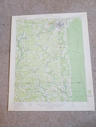 22x29 Vintage 1919 Usgs Topo Map Suffolk,  Virginia North Carolina Dismal Swamp