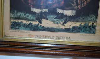 Antique Currier & Ives Print 