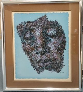 Vintage Joseph Hirsch Color Lithograph Artists Proof Portrait Signed York