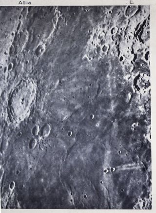 1960 Lunar Atlas Moon Map Photo Map - Langrenus B5 - a Lick Observatory - Craters 3