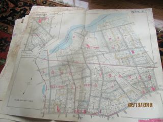 Vintage Nj Land Survey Maps,  Monmouth County,  Long Branch