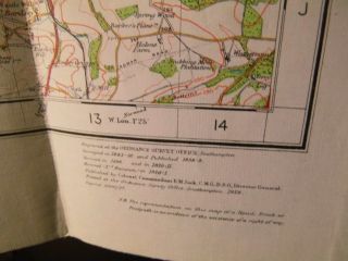 YORKSHIRE:HARROGATE,  WHARFEDALE,  ILKLEY:OLD ORDNANCE MAP 1920 ' S ELLIS MARTIN COVER 3