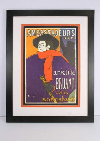 Fantastic Toulouse Lautrec Aristide Bruant 1950 