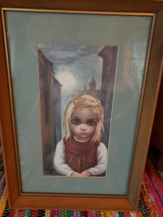 MARGARET WALTER KEANE - TWO VINTAGE FRAME PRINTS 