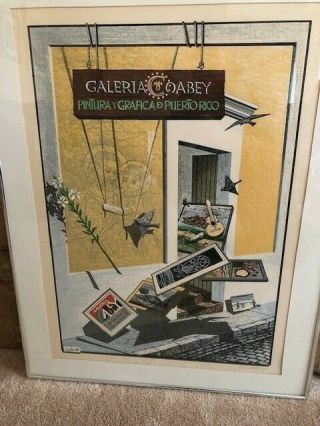 Sixto Cotto,  Galeria Coabey,  Signed,  Puerto Rico Art