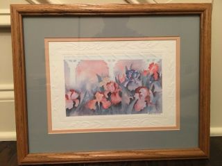 Mary Dinkins (1928 - 2016) Signed Iris’s Painting Rag Print