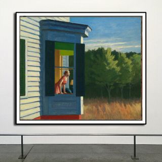 Edward Hopper “cape Cod Morning,  1950” Canvas Hd Print Oil Painttings Poster
