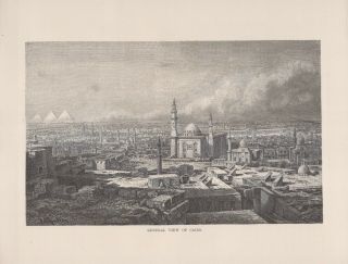 View Of Cairo Egypt Late 1800 