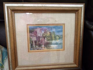 Jim Gray Framed And Matted Print Of The Old Mill In Pigeon Forge Tn