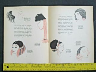 Gazette du bon ton,  Essay on hairstyles by Celio,  1922 2