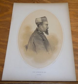 1856 Print,  Commodore Perry In Asia//court Interpreter Shin,  Lew Chew (okinawa)