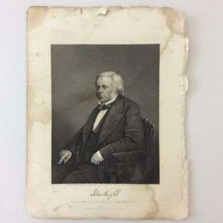 Portrait John Bright 1873 Antique Engraving 1800 - 1899