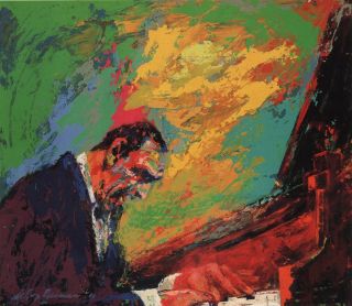 Leroy Neiman Book Print " Vladimir Horowitz " Famed 20th C.  Concert Pianist