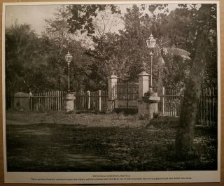 1899 View Of The Botanical Gardens Entrance At Manila,  Philippines Photo Print