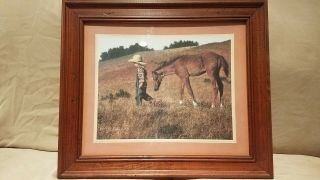 Jim Daly Heading Home Wood Framed Matted Art Print