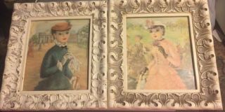 Set Of 2 Framed Prints From The 1950 