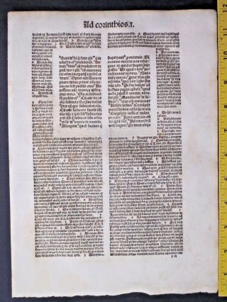 Incunabula,  Latin Bible Lf,  Paul 