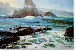 " Venture To The Sea " Limited Edition Print By Vernon Kerr Signed & Numbered