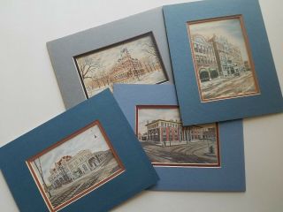 Evansville Indiana Prints Evelyn Steinkuhl Willard Library Grand Theater History