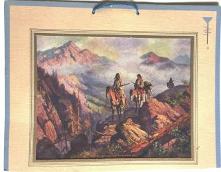 Native Americans - Print From The 1920 