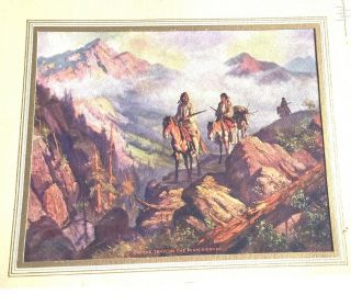 Native Americans - print from the 1920 ' s 2