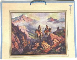 Native Americans - print from the 1920 ' s 3