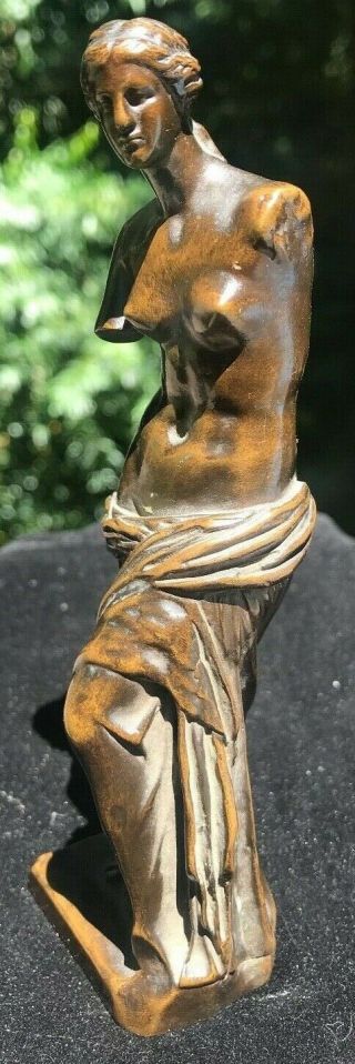 French Bronze Sculpture Venus De Milo A.  Collas reduction Mécanique Brevete Seal 4