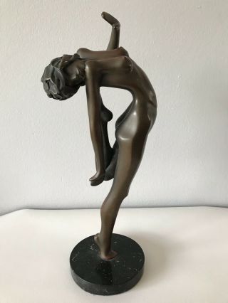 Tom Bennett Bronze Nude Sculpture - Signed & Numbered Vintage Modern Beauty