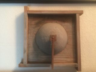 Frank Lloyd Wright Apprentice Clay Bowl Form.  12.  25x12.  25x6 Inches,  3 - D