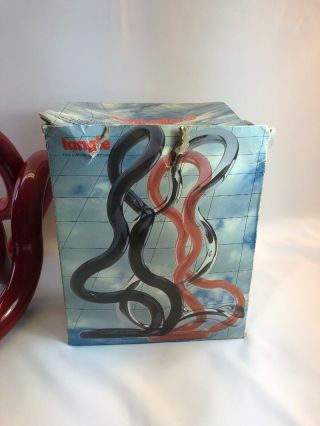 RARE Large Vintage 1982 Modern Red Tangle The Infinite Sculpture Zawitz 5