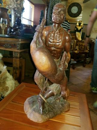 Antique Art Solid Wood Carving
