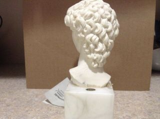 A.  Giannelli Alabaster Sculpture Bust of 