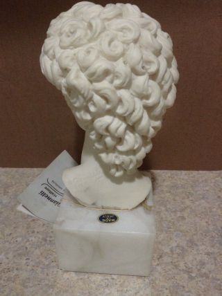 A.  Giannelli Alabaster Sculpture Bust of 