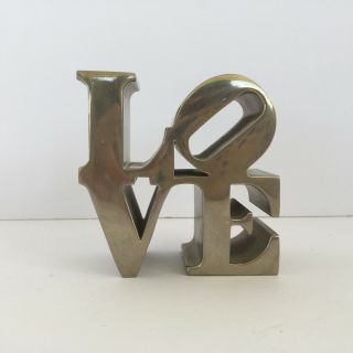 Robert Indiana Love Sculpture - 1970 