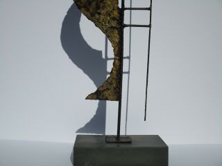 PICASSO STYLE SCULPTURE METAL BY JACK HANSON MODERNIST BRUTALIST ABSTRACT MOD 3