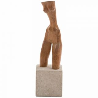 Mid Century 60s Eldon Danhausen Rosewood Bust Sculpture