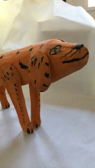 Primitive Hand Carved Painted Wood Animal Estate Purchase Pre - 1980