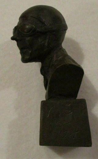 Rare J.  PAUL NESSE Bronze Bust Sculpture - Surprise at Monaco - 3
