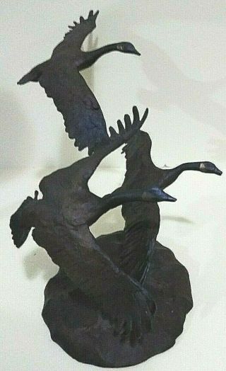 AUTUMN FLIGHT BRONZE SCULPTURE BY JONATHAN BRONSON,  NAT ' L WILDLIFE FEDERATION 5